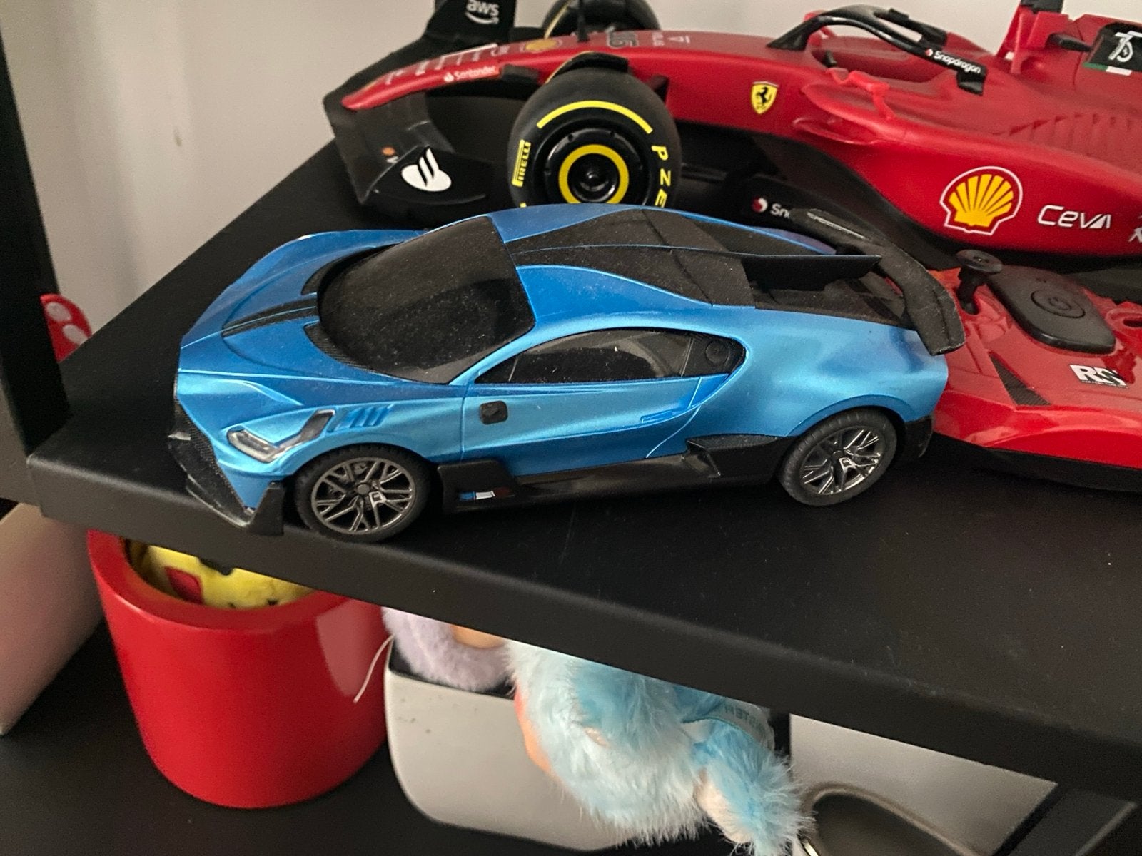 Bugatti Divo RC Auto - Blauw - Zo goed als nieuw, Overige merken, Auto, 1:32 tot 1:50, Ophalen of Verzenden