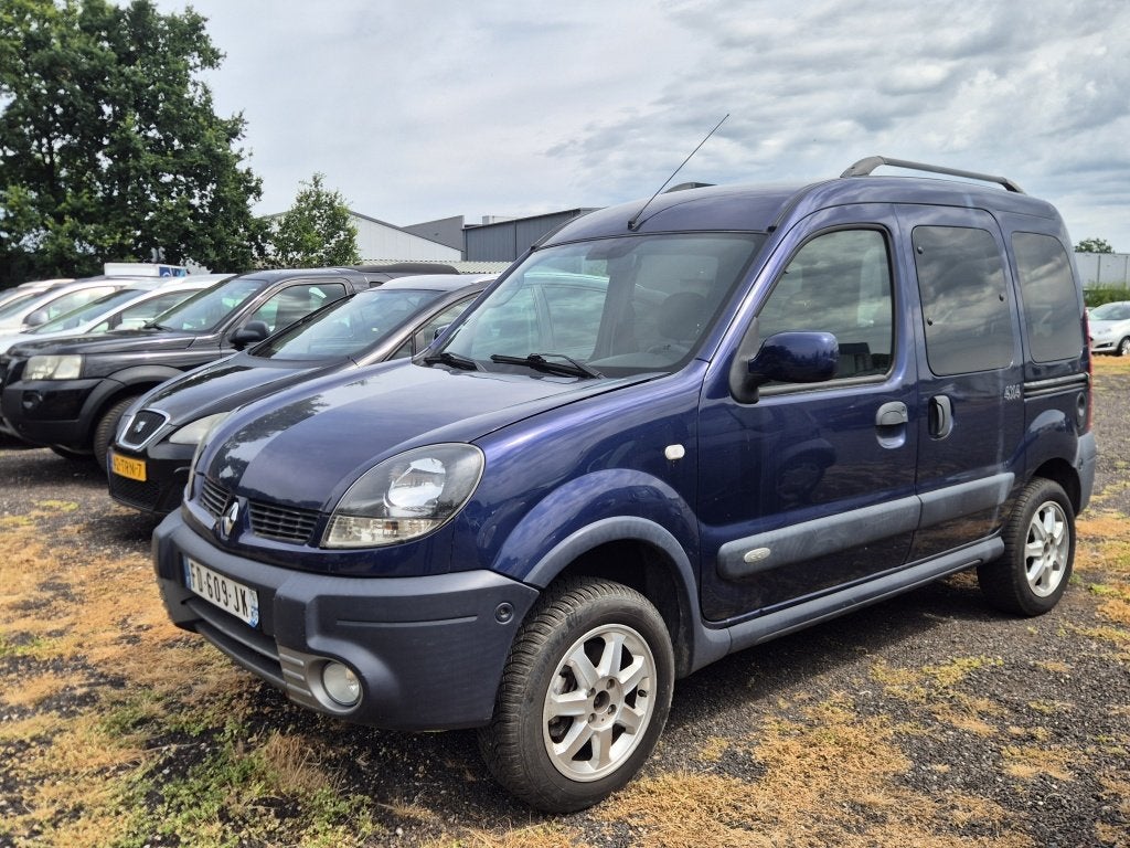 Renault Kangoo 1.9 dCi 4x4 (dieselpomp defect start met spra, Auto's, Renault, 1305 kg, 86 pk, Gebruikt, Elektrische ramen