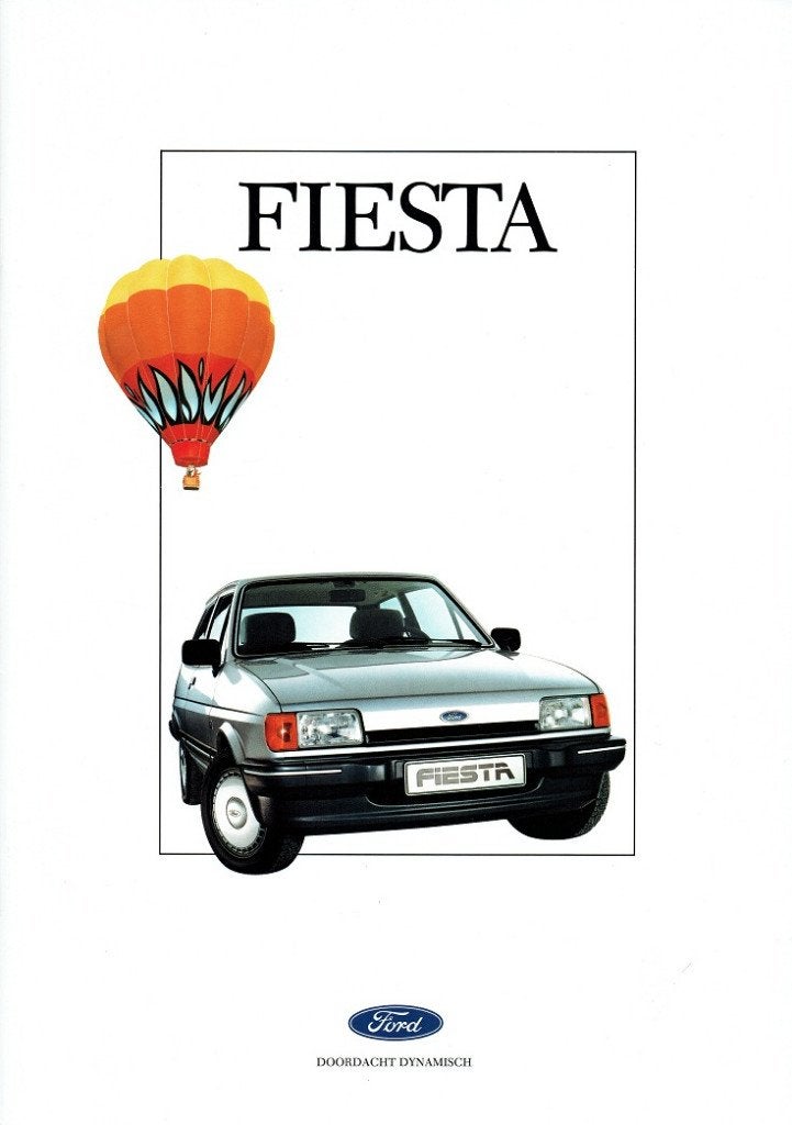 Folder Ford Fiesta (1987), Verzenden, Zo goed als nieuw, Ford