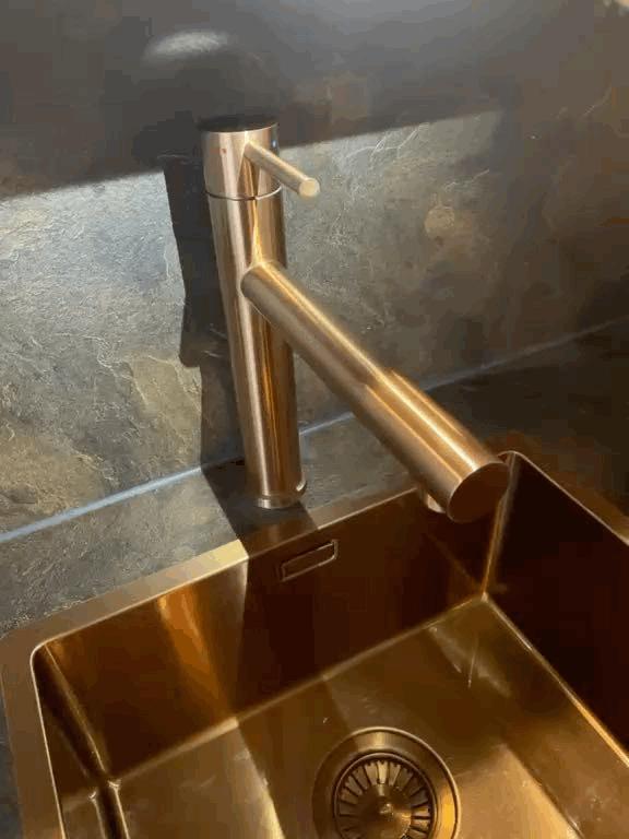 Lanesto kraan in rose koper kleur, Ophalen, Overige kleuren, Zo goed als nieuw, Minder dan 100 cm