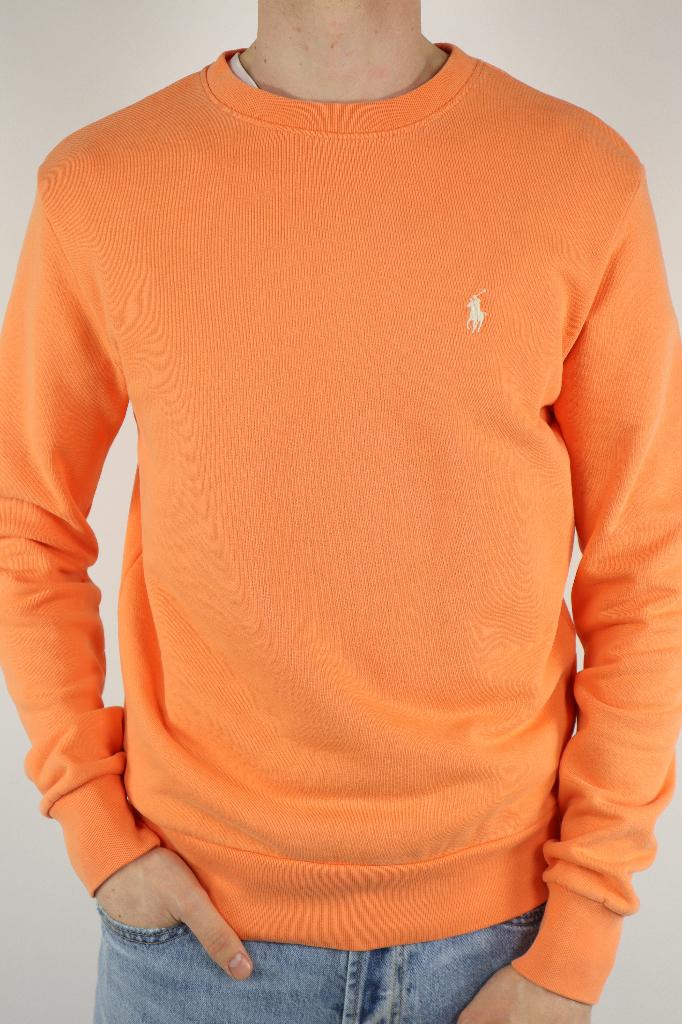 Ralph Lauren sweater trui met ronde hals knit - Oranje - S, Kleding | Heren, Truien en Vesten, -, -, Ralph Lauren, Oranje