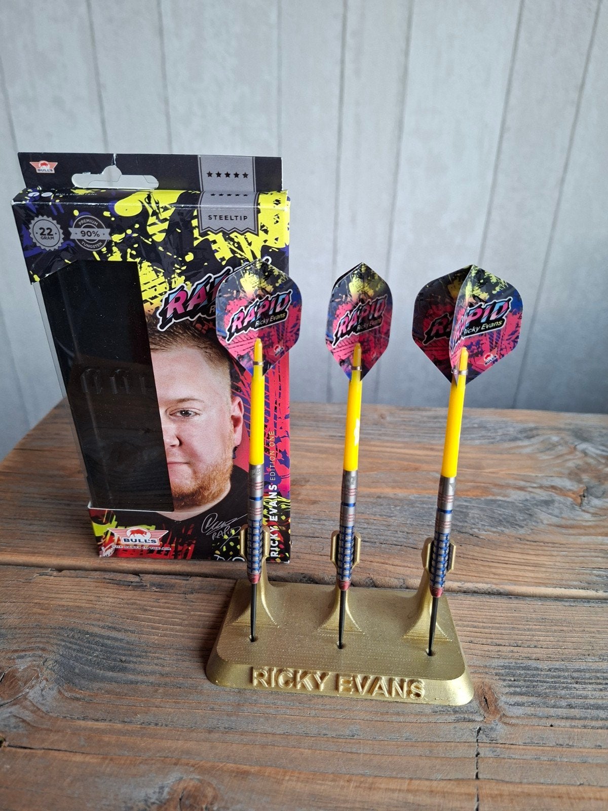 Bulls Darts Rapid Ricky Evans Steeltip 22 gram, Verzenden, Nieuw, Pijlen