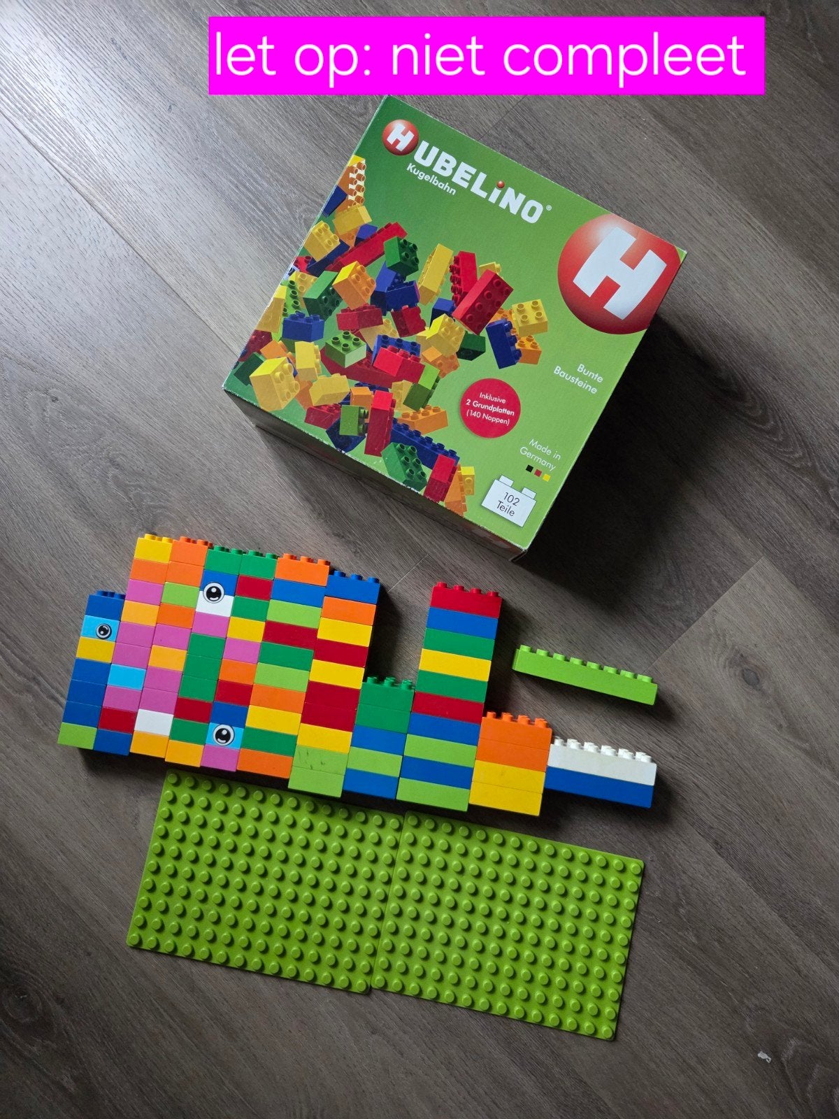 Hubelino bouwstenen, Ophalen of Verzenden, Gebruikt, Overige merken