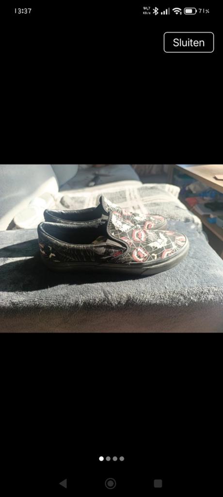Vans Slip-Ons Maat 41 - Glow in the Dark Details, Ophalen of Verzenden, Zo goed als nieuw, Vans, Instappers