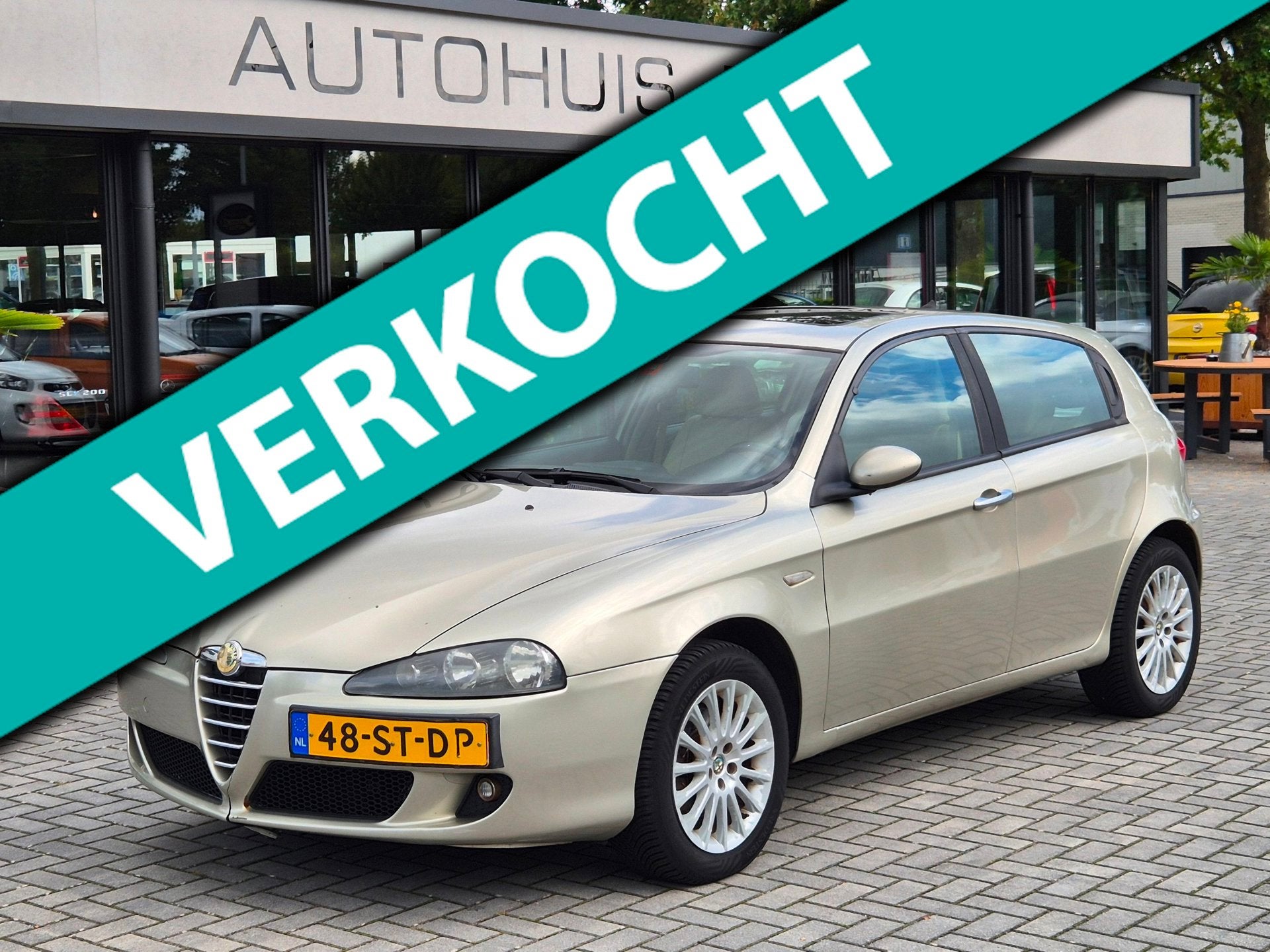 Alfa Romeo 147 2.0 T.Spark Distinctive I Leder I Nap, Auto's, Voorwielaandrijving, Gebruikt, 150 pk, 400 kg