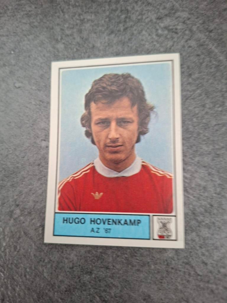 Panini sticker Voetbal 78. Speler Hugo Hovenkamp AZ '67., Verzenden, Zo goed als nieuw, Sticker