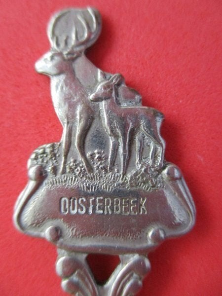 (A3805)  Oosterbeek hertjes, Verzamelen, Ophalen of Verzenden, Gebruikt, Overige materialen, Bestek