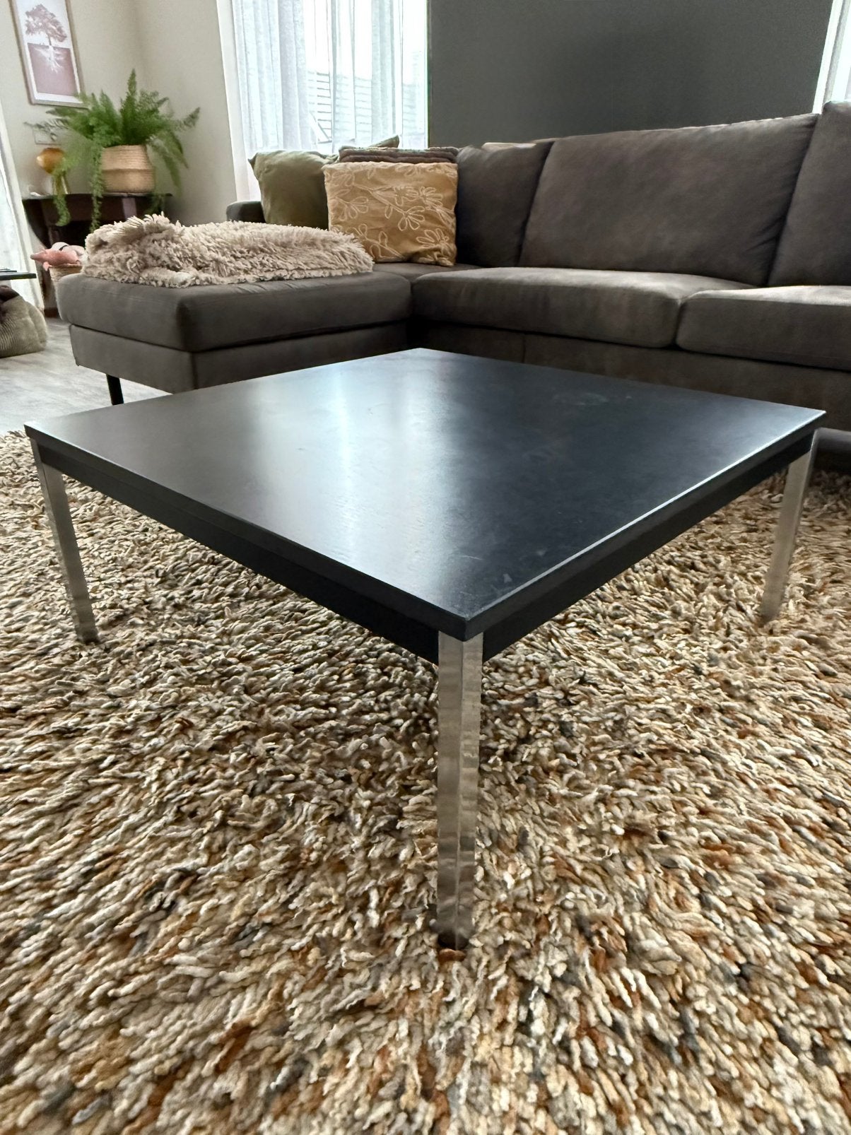 Vintage Spectrum design salontafel by Martin Visser ‘60’s, Ophalen, Gebruikt, Vierkant, 50 tot 100 cm