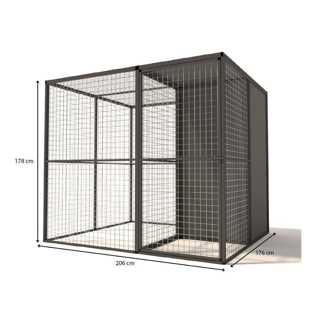 Aluminium Konijnenren Yara sluis en nachthok model 2