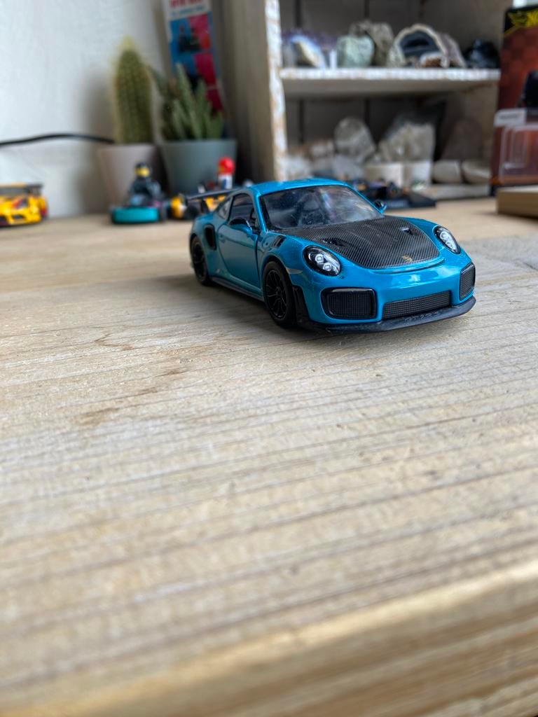 Porche GT2 RS modelauto met handtekening van RWB, Ophalen of Verzenden, Zo goed als nieuw