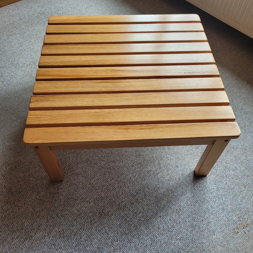 Salontafel Vintage 80x80 cm, Ophalen, Gebruikt, 50 tot 100 cm, Vierkant