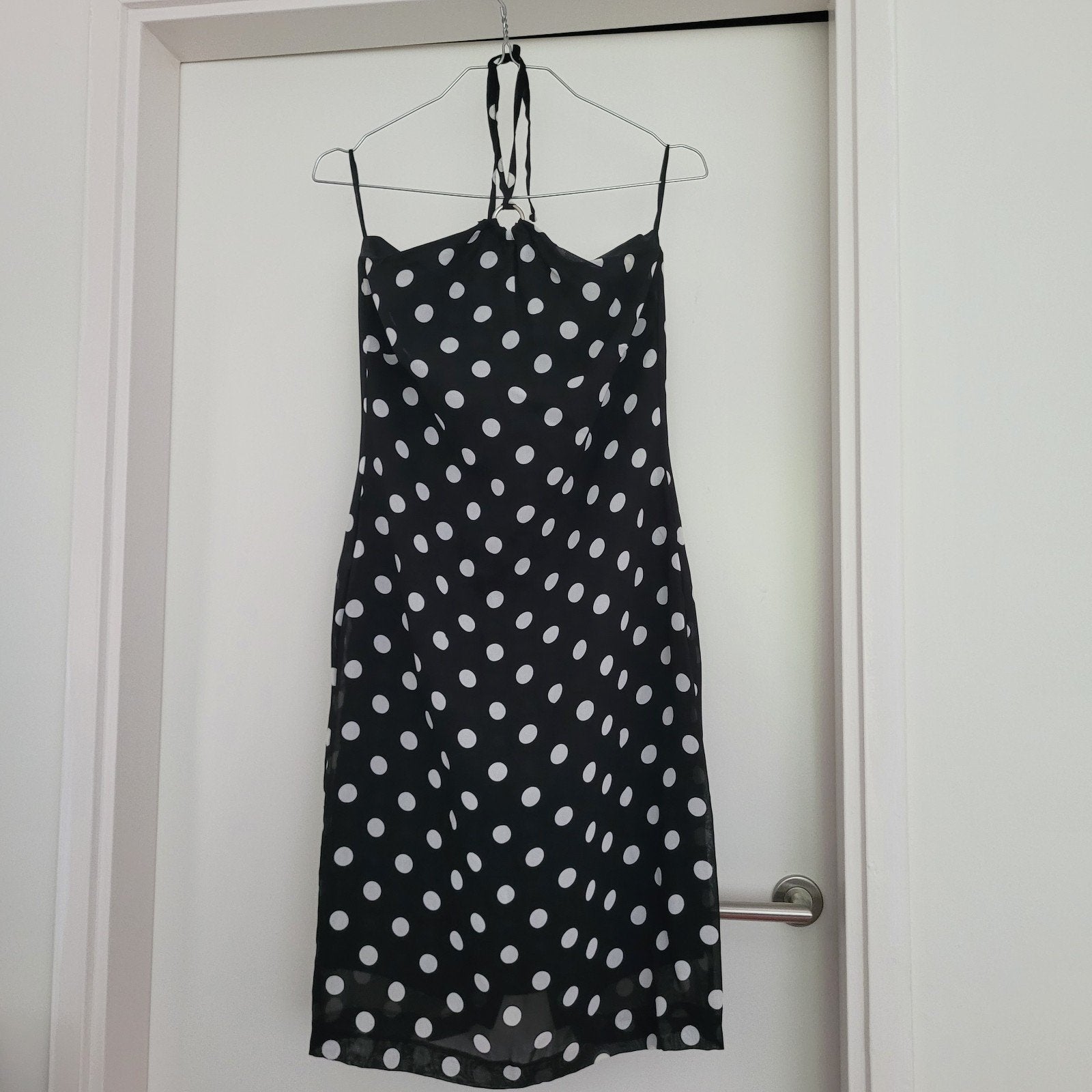 Betty Barclay Zwart-witte Polkadot Jurk, Maat 38/40 (M), Zwart, Betty Barclay, Ophalen of Verzenden