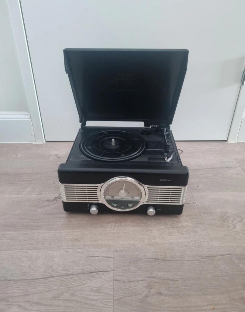 Xiron Radio/Platenspeler in 1 - Vintage Look, Audio, Tv en Foto, Ophalen of Verzenden, Gebruikt, Platenspeler, Overige merken