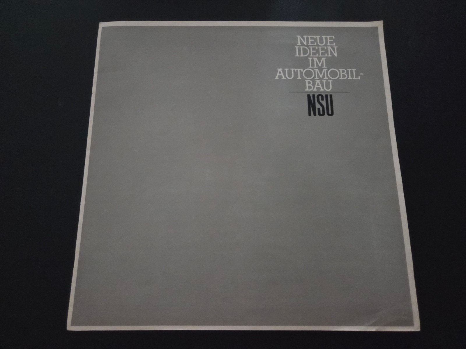 Brochure NSU, Ophalen of Verzenden, Zo goed als nieuw, Overige merken
