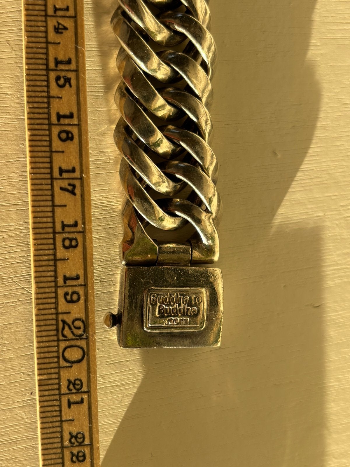 Budha to Budha Big Chain zilver, Ophalen of Verzenden, Zo goed als nieuw, Zilver