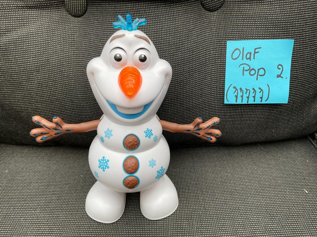 Zgan, niet kapot, alles werkt, Disney Frozen Olaf pop, Ophalen, Overige figuren, Zo goed als nieuw, Beeldje of Figuurtje