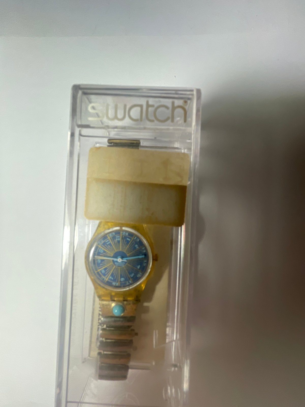 Vintage Swatch Lady 'Tournevis' (LK145) Polshorloge 1993, Staal, Kunststof, Gebruikt, Verzenden