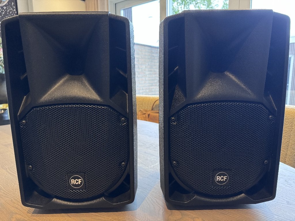 RCF ART 708-A MK4 Actieve Speakerset met Hoezen, Inclusief kabels, Speakerset, Zo goed als nieuw, Ophalen