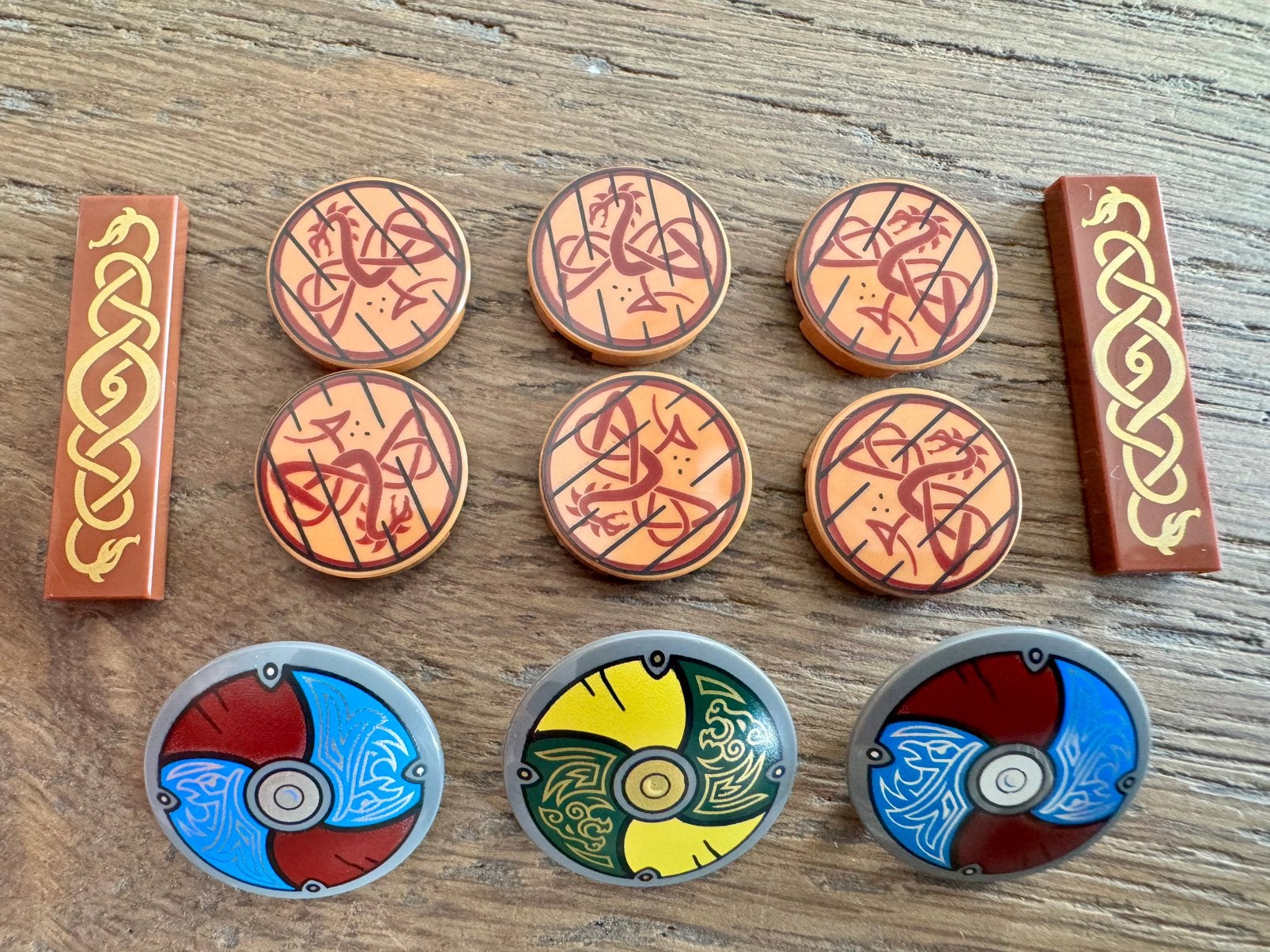 Viking plaatjes met prints en schilden, Ophalen of Verzenden, Nieuw