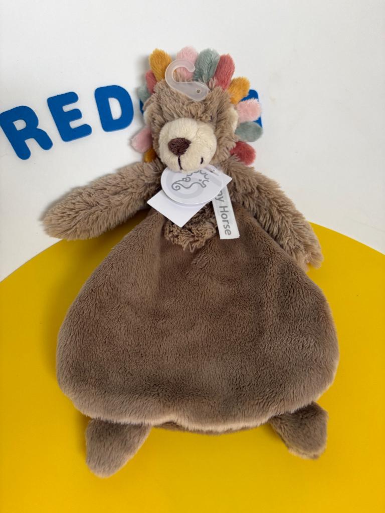 K1476 happy horse doekje leeuw Leon, Kinderen en Baby's, Speelgoed | Knuffels en Pluche, Ophalen of Verzenden, Nieuw, Overige typen