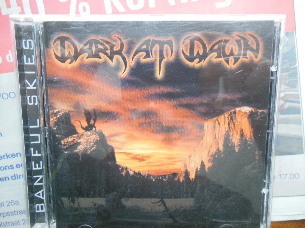cd dark at dawn heavy power thrash metal baneful skies, Ophalen of Verzenden, Zo goed als nieuw, Heavy metal, Overige typen