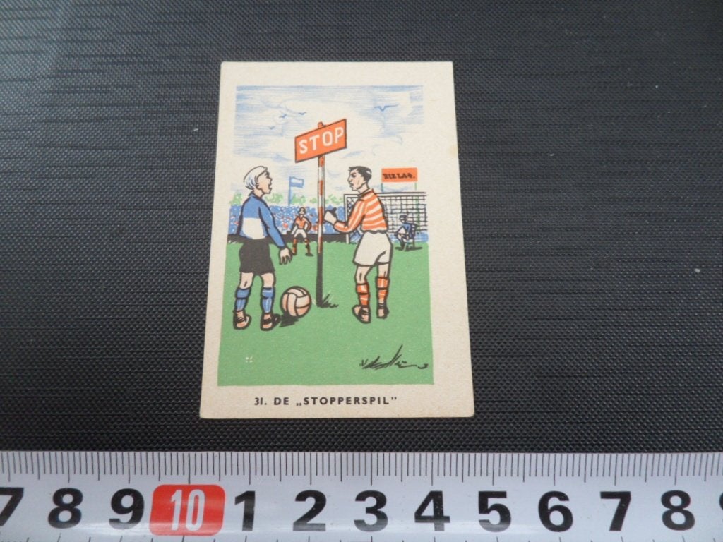 sticker plaatje strip voetbal spreekwoord RIZLA #31, Ophalen of Verzenden, Zo goed als nieuw