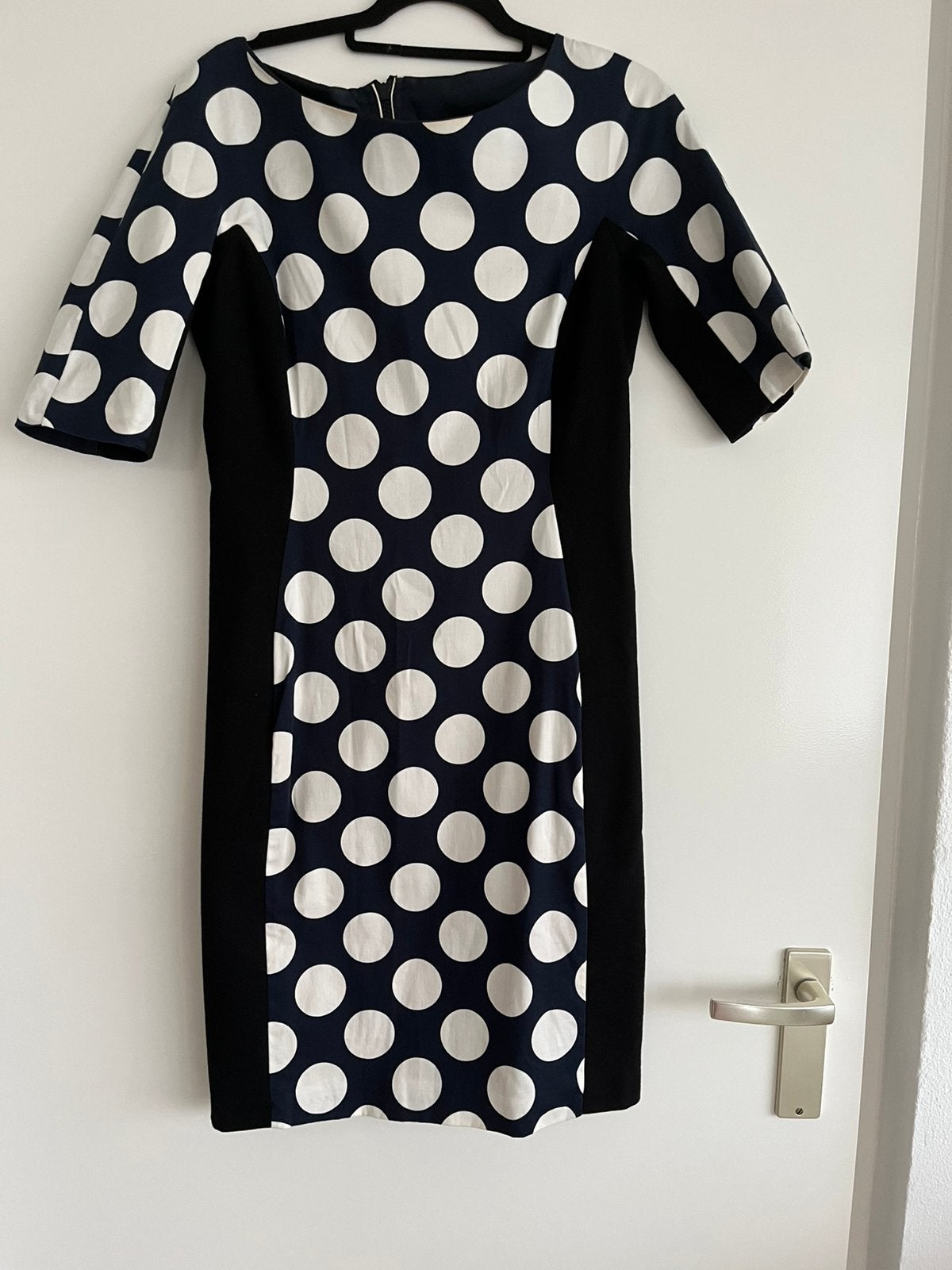 Vanilia Elements jurk navy wit polkadot – maat 36, Blauw, Ophalen of Verzenden, Zo goed als nieuw, Maat 36 (S)