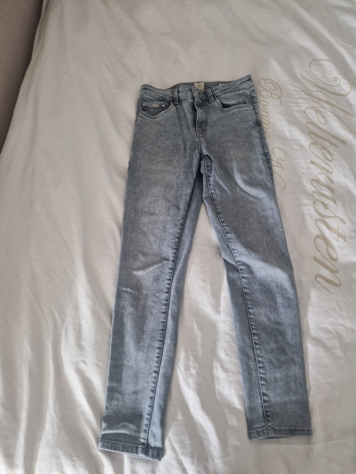 C&A Skinny Jeans Maat 36, Kleding | Dames, Ophalen of Verzenden, Zo goed als nieuw, W28 - W29 (confectie 36), Grijs