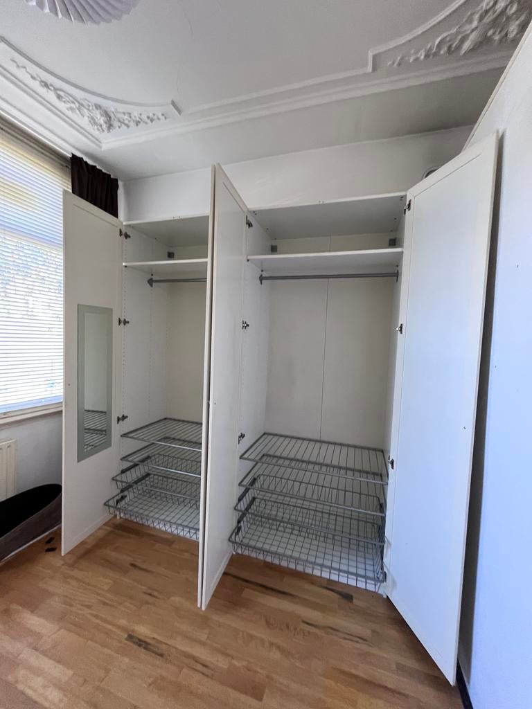 2 nette witte IKEA Pax kasten - Af te halen in Schiedam, Huis en Inrichting, Kasten | Kledingkasten, Ophalen, Gebruikt, 100 tot 150 cm