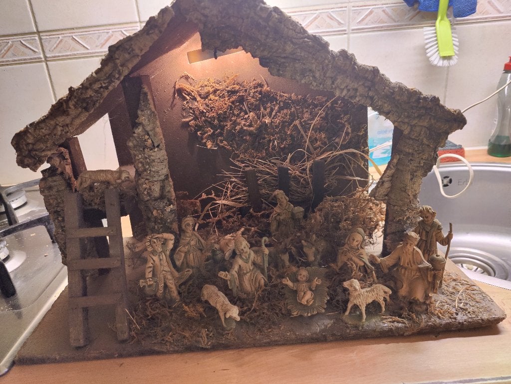 kerst stalletje, Diversen, Ophalen of Verzenden, Gebruikt