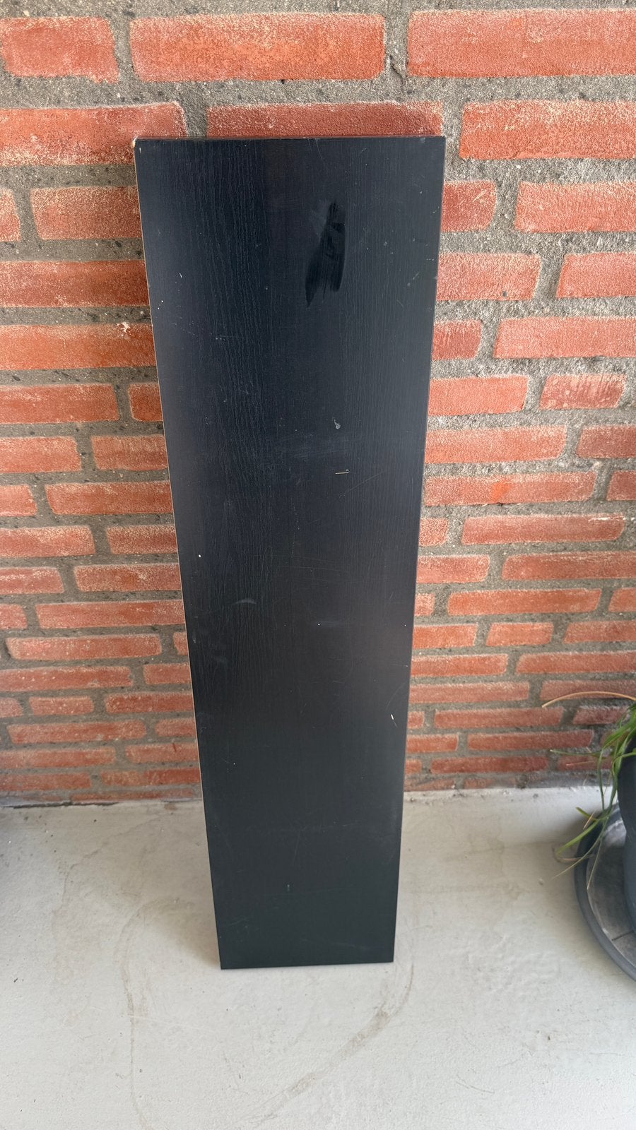 Ikea Lack plank 110cm zwartbruin, Ophalen, Gebruikt