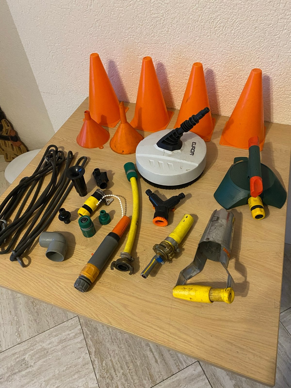 Diverse tuinspullen: sproeiers, hogedrukborstel en meer, Tuin en Terras, Ophalen, Gebruikt, Overige typen
