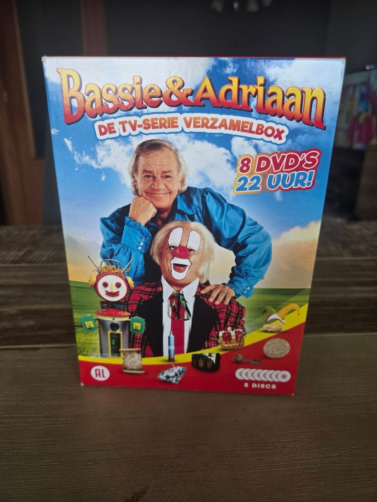 Bassie & Adriaan De TV-Serie Verzamelbox - 8 DVD's, Gebruikt, Verzamelbox, Verzenden, Alle leeftijden