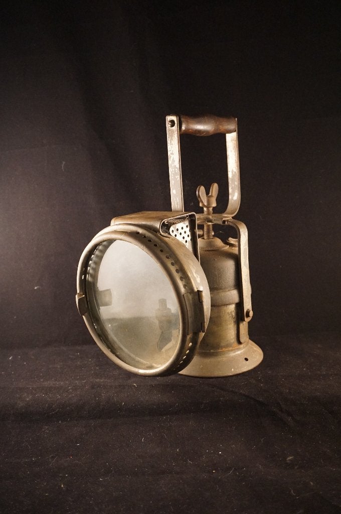 Antieke carbidlamp, Ophalen of Verzenden