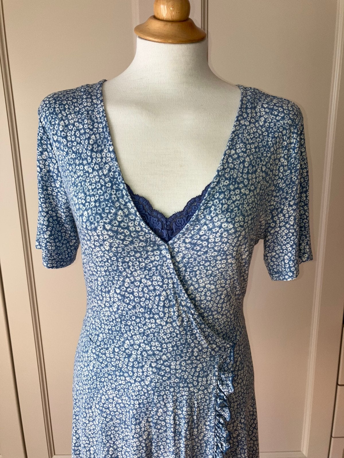 Pull&Bear zomer jurkje, maat L, Blauw, Maat 42/44 (L), Nieuw, Ophalen of Verzenden