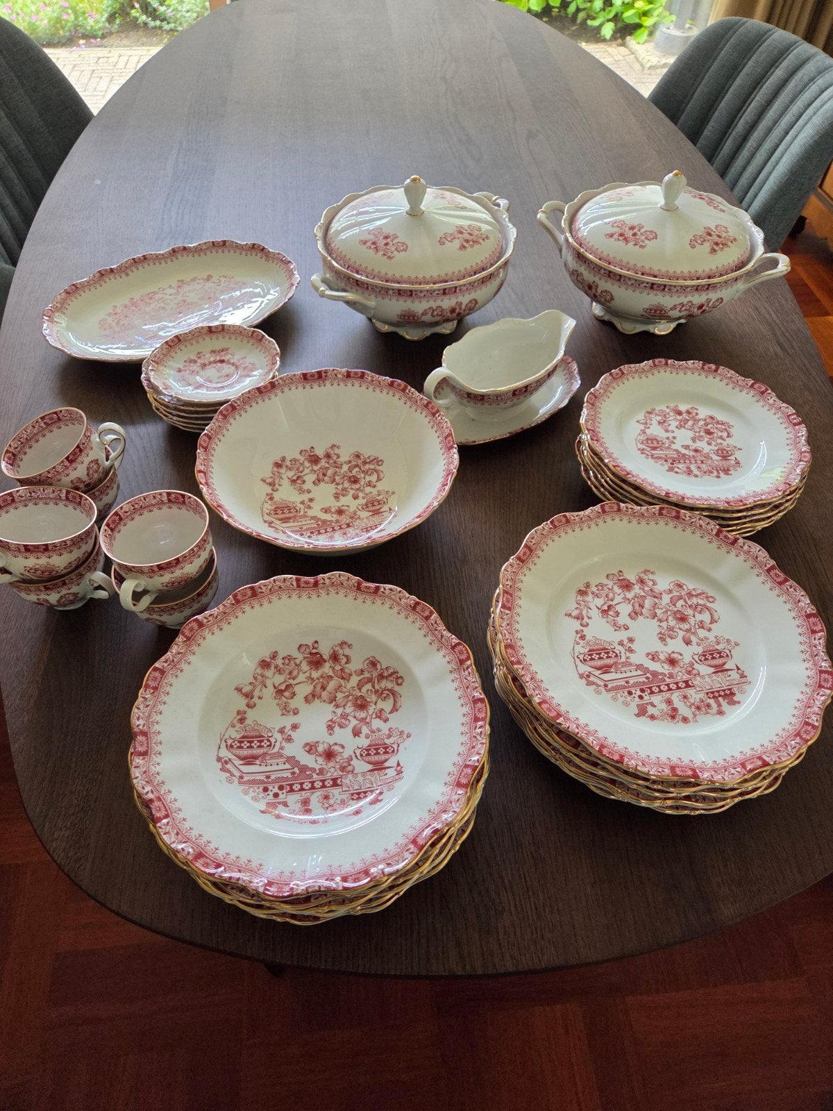 Brocante servies, Ophalen of Verzenden, Aardewerk, Overige stijlen
