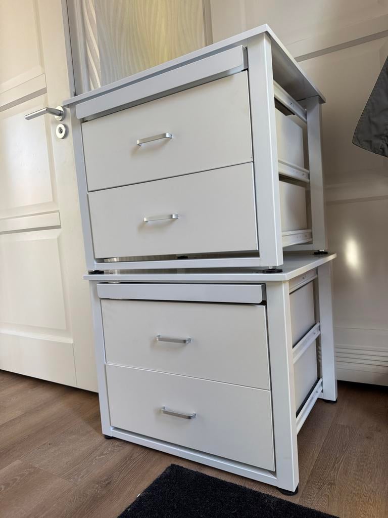 2x Nedco Wasmachine/Droger Verhoger met Lades, Ophalen, Zo goed als nieuw