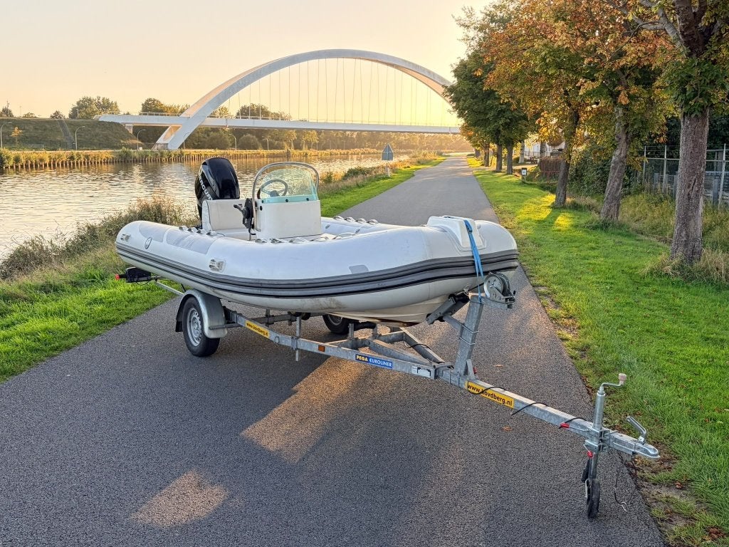 Rubberboot Rib Silver Marine |50PK|Trailer|4,8 meter, Watersport en Boten, Gebruikt, 1 cm, 5 m, 2 m