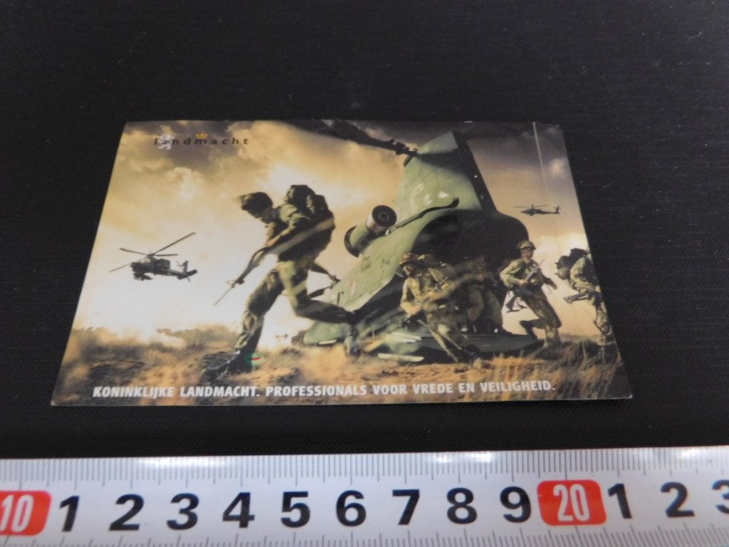 sticker Leger Landmacht Professionals voor vrede GY795, Ophalen, Zo goed als nieuw