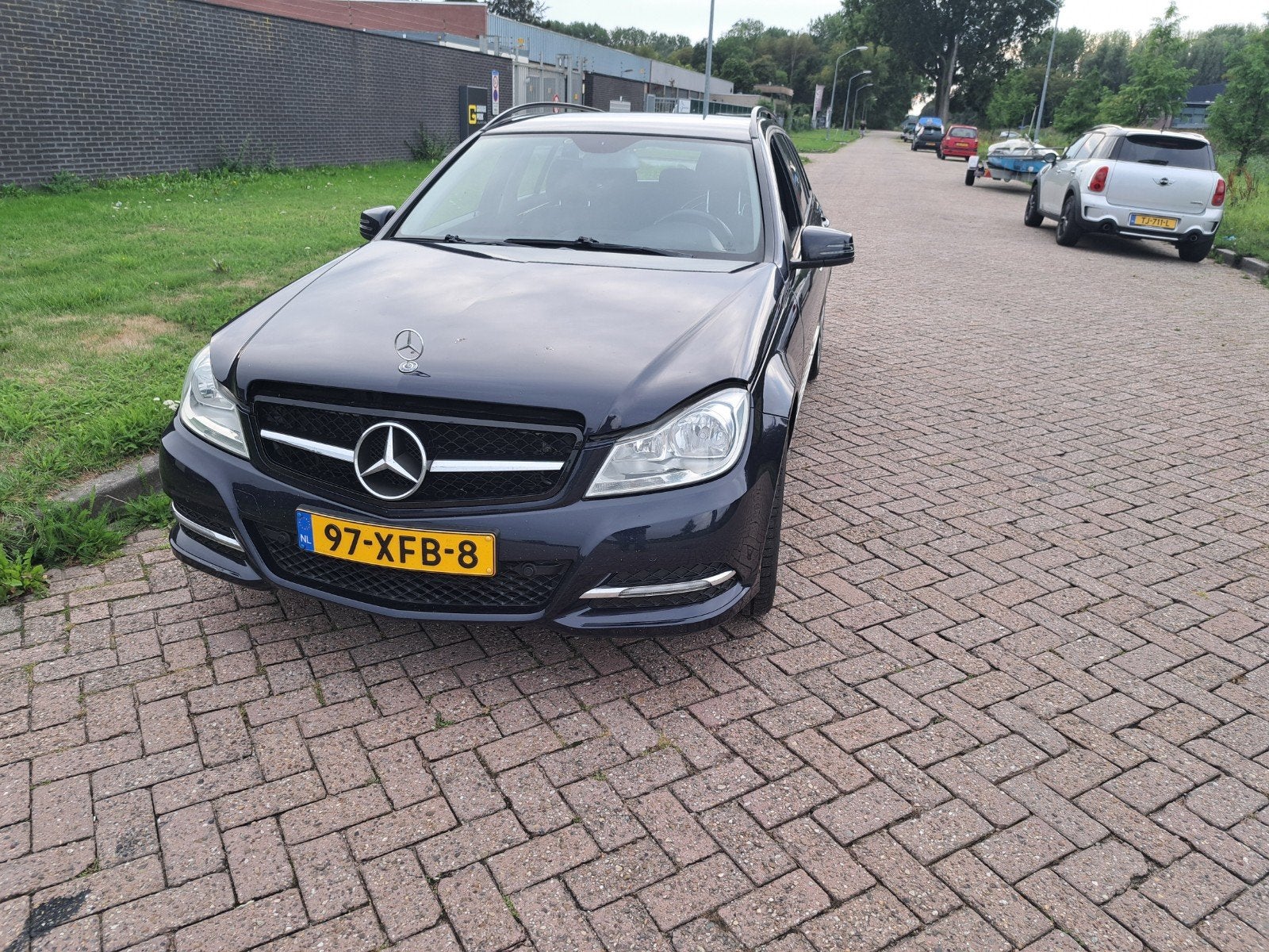 Mercedes-Benz C-Klasse C180 BE Estate Aut7 2012 Blauw, Auto's, Mercedes-Benz, Automaat, 1800 kg, Blauw, 1796 cc