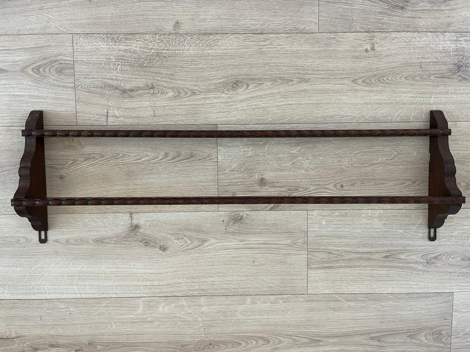 Bordenrek, Huis en Inrichting, Ophalen, Hout, Bruin, Klassiek