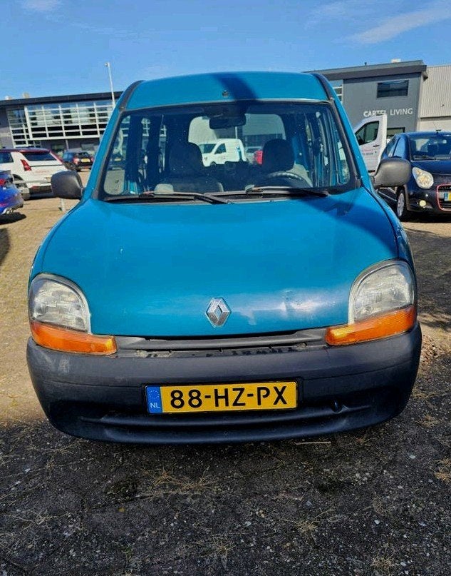 Renault Kangoo 1.6 16V 70KW 2002 Groen, Auto's, 40 €/maand, Origineel Nederlands, Handgeschakeld, Kangoo