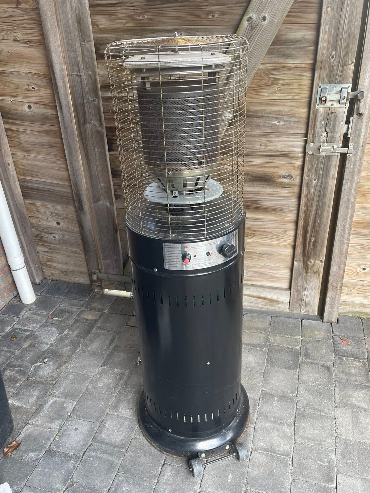 Terrasverwarmer gas, Ophalen, Draaibaar, Gebruikt, Vloer