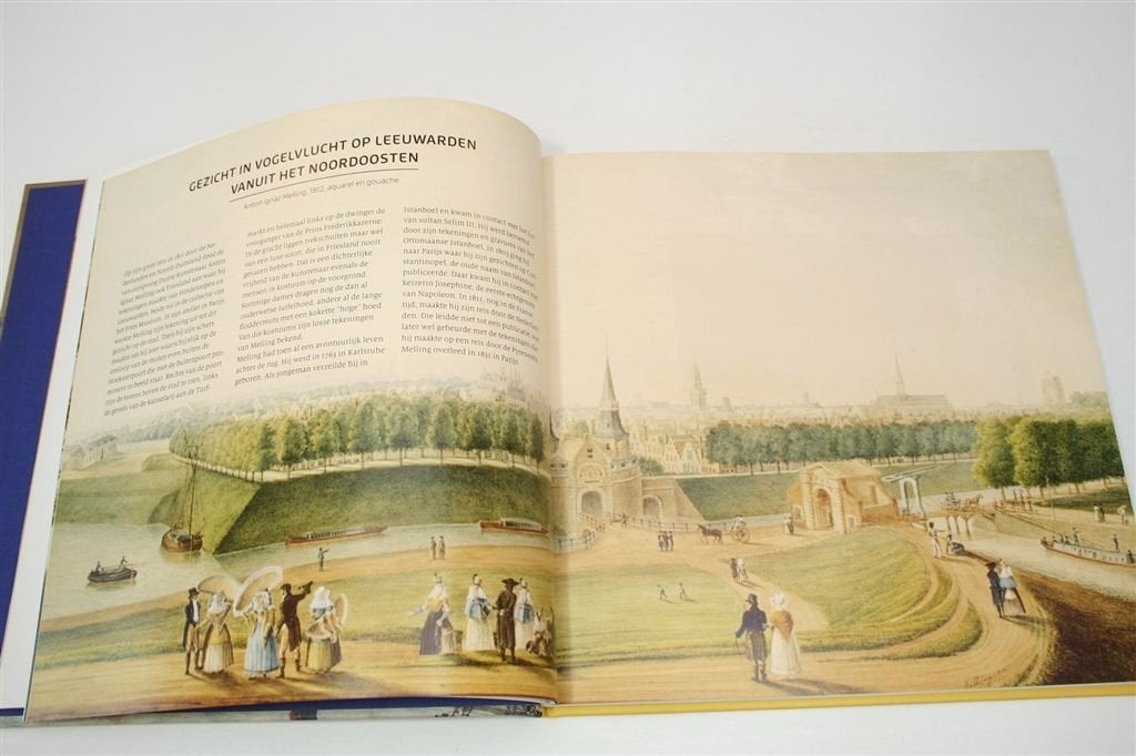Leeuwarden —Stadgezichten 1600-Nu Met Schilderijen & Prenten, Ophalen of Verzenden, Zo goed als nieuw