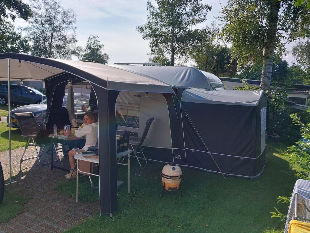Home Car Racer 39 Sun met stapelbed in de lengte, voortent, Caravans en Kamperen, Caravans, Home-car, Rondzit, Particulier, Kachel