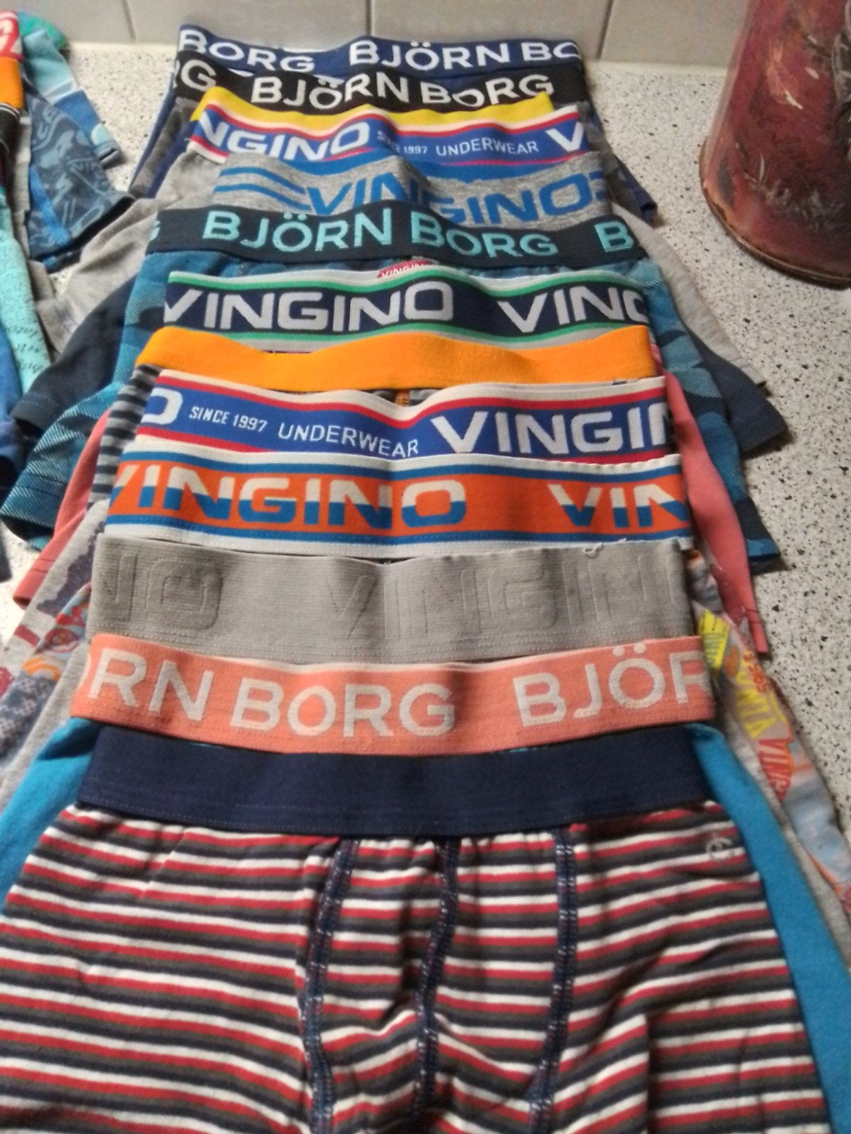 Jongens boxer shorts zgan. Merk zie foto's., Ophalen, Zo goed als nieuw, Jongen, Nacht- of Onderkleding