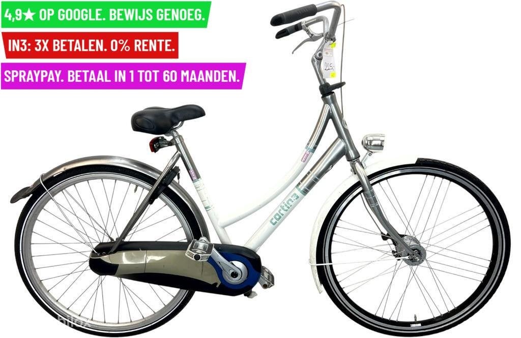 Damesfiets Cortina U2 28"/53cm/1ver - Garantie/Levering, Overige merken, 9713 Bv Groningen, Gebruikt, 56 cm of meer