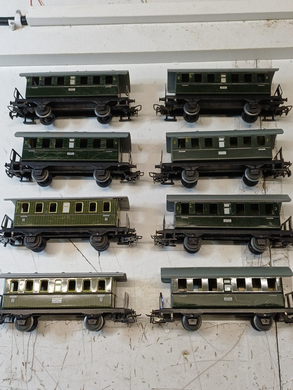 Märklin Personenrijtuigen (Donderbussen) - 8 stuks, Wisselstroom, Gebruikt, Wagon, Ophalen of Verzenden