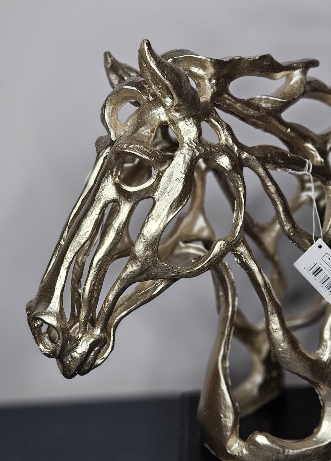 Beeldje Paard "cheval" Zilver H.40cm, Ophalen, Nieuw, Dier