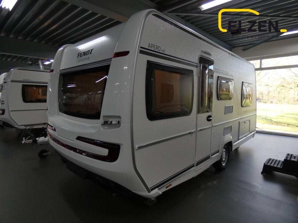 Fendt Apero 465 TG actieprijs, incl. opties, Caravans en Kamperen, Caravans, Standaardzit, Schokbreker, Bedrijf, Fendt